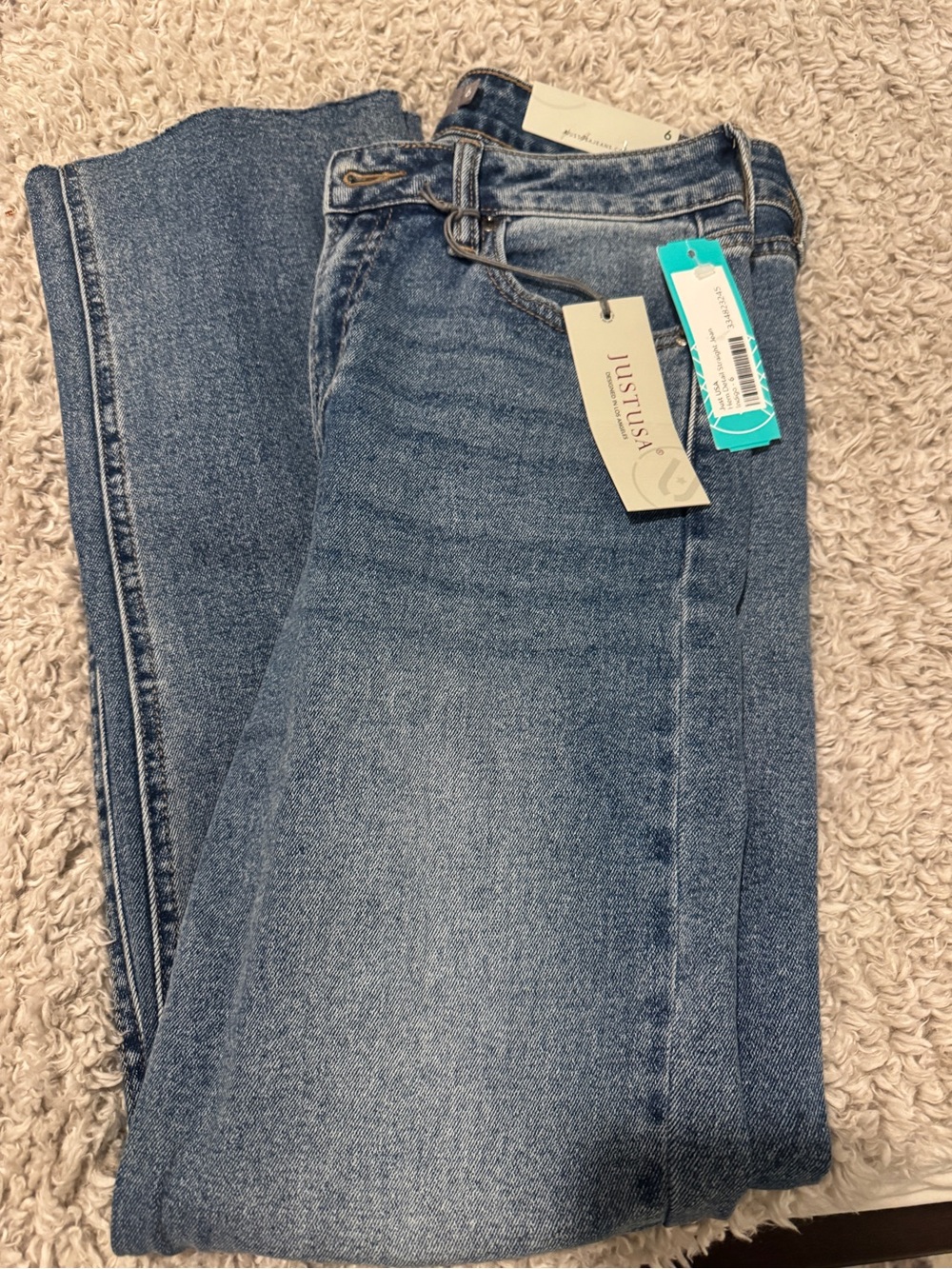 Just USA High-Rise Medium Blue Women's Jeans